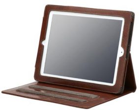 Capa para iPad marrom conhaque
